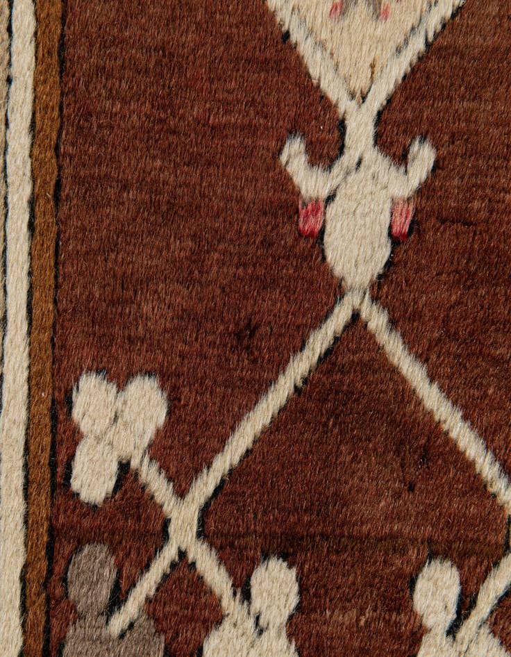 Detail image of  3' 5 x 6' 8  Hand Knotted Fars Wool Rug