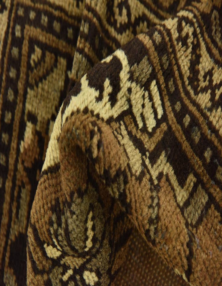 Detail image of  6' 2 x 9' 6  Hand Knotted Ferdos Persian Wool Rug