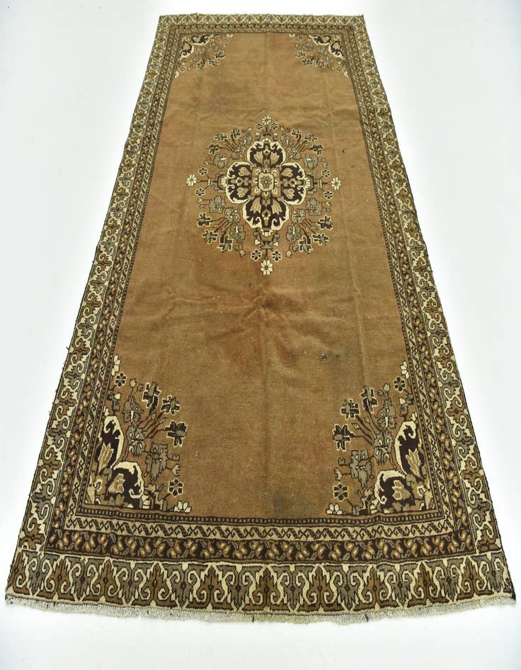 Detail image of  6' 2 x 9' 6  Hand Knotted Ferdos Persian Wool Rug