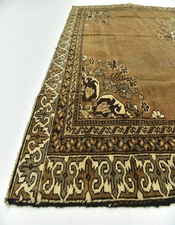 Detail image of  6' 2 x 9' 6  Hand Knotted Ferdos Persian Wool Rug