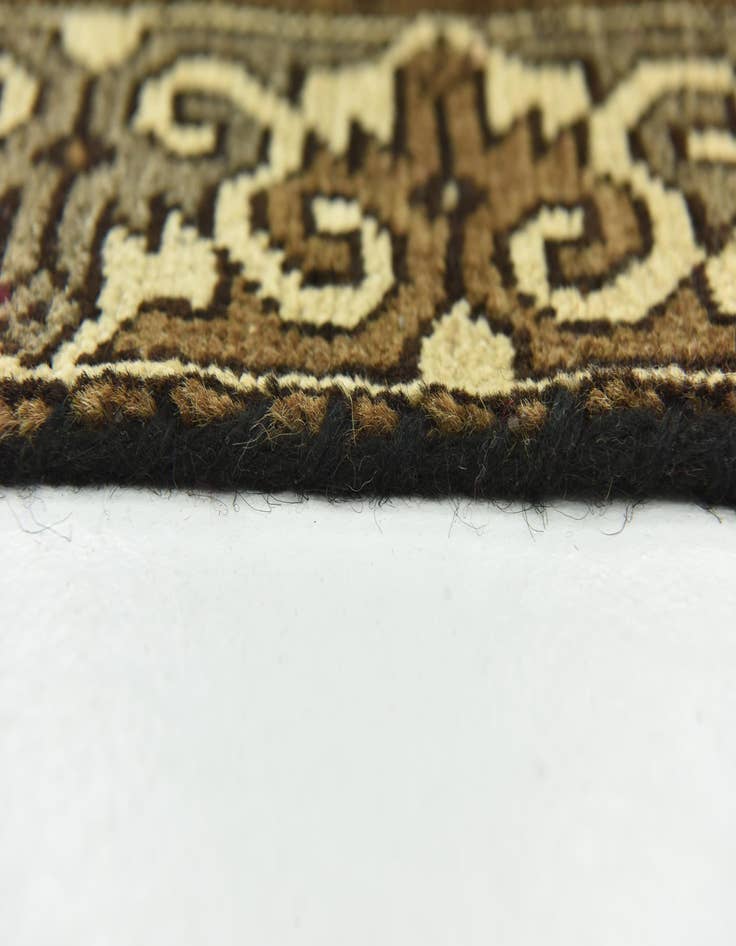 Detail image of  6' 2 x 9' 6  Hand Knotted Ferdos Persian Wool Rug