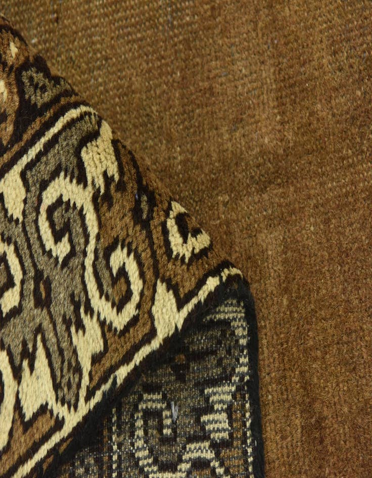 Detail image of  6' 2 x 9' 6  Hand Knotted Ferdos Persian Wool Rug