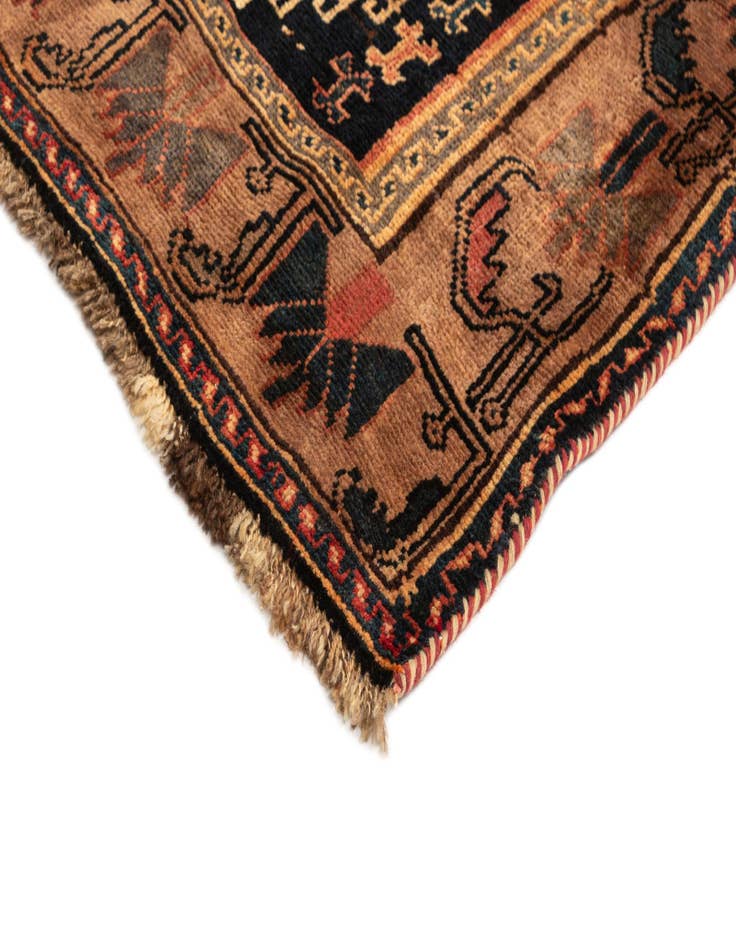 Detail image of  5' 1 x 7' 9 Gabbeh Wool Rug