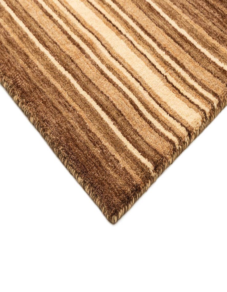 Detail image of  2' 5 x 4' 8  Hand Knotted Gabbeh Wool Rug