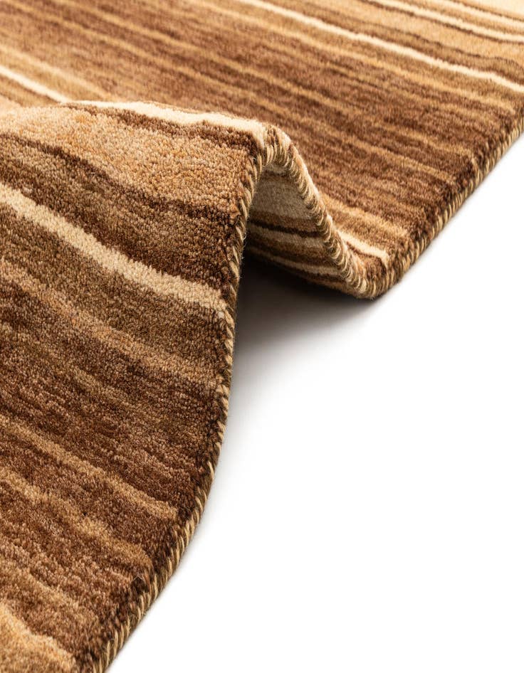 Detail image of  2' 5 x 4' 8  Hand Knotted Gabbeh Wool Rug