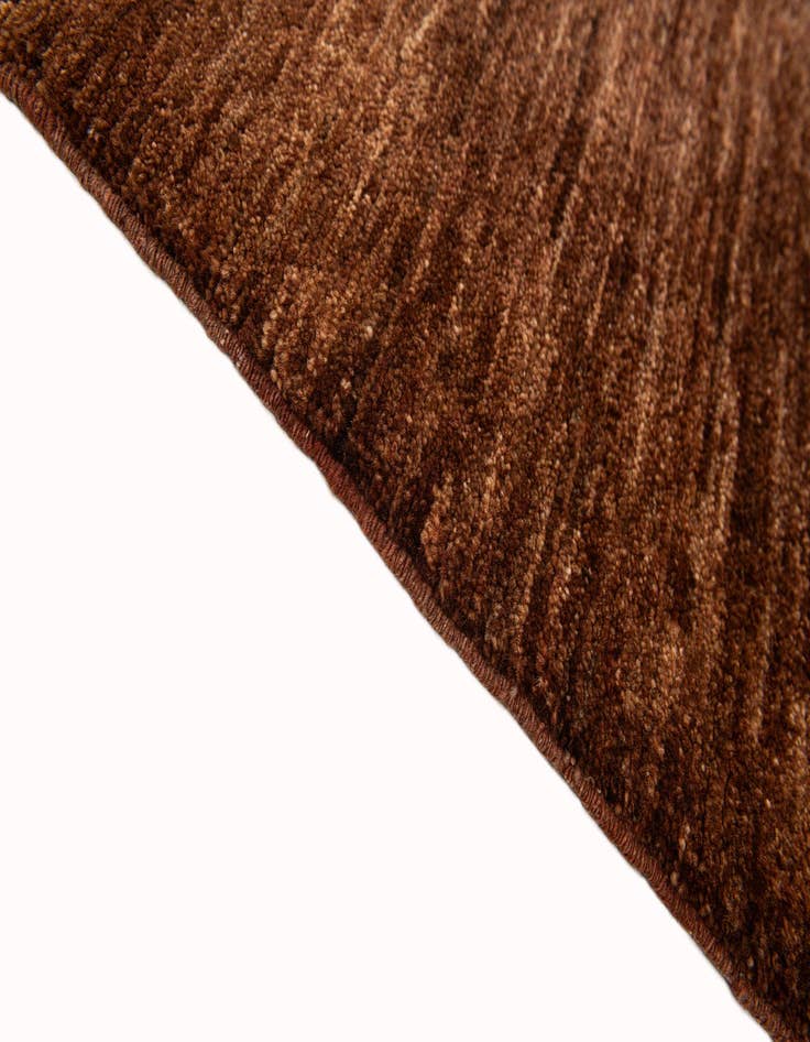 Detail image of  5' 1 x 6' 5  Hand Knotted Gabbeh Wool Rug