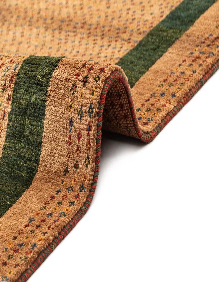 Detail image of  4' x 5' 9 Gabbeh Rug