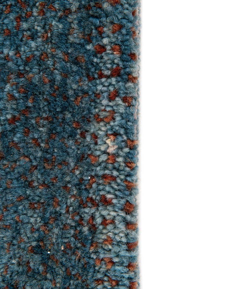 Detail image of  4' 2 x 5' 11  Hand Knotted Gabbeh Wool Rug