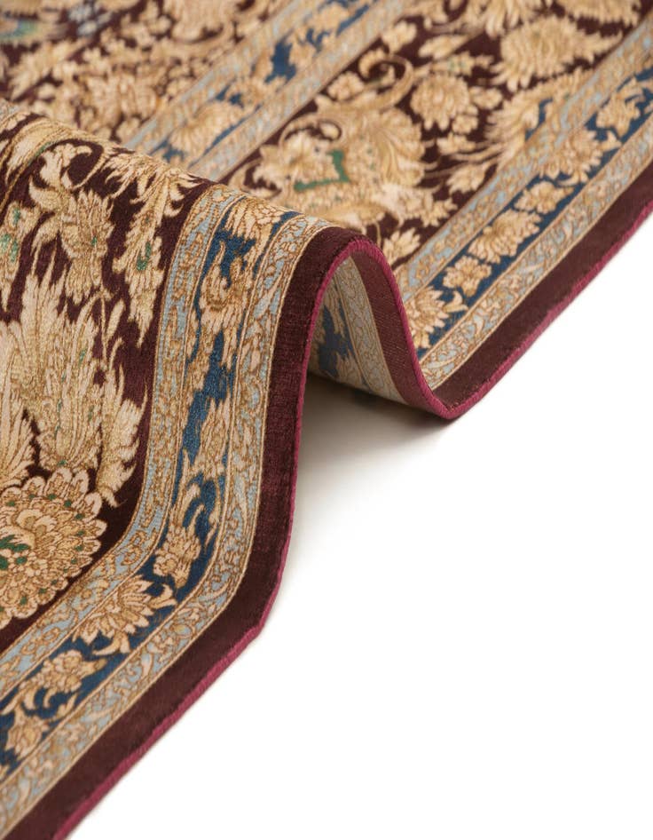 Detail image of  5' 7 x 9' 3 Ghom Design Rug