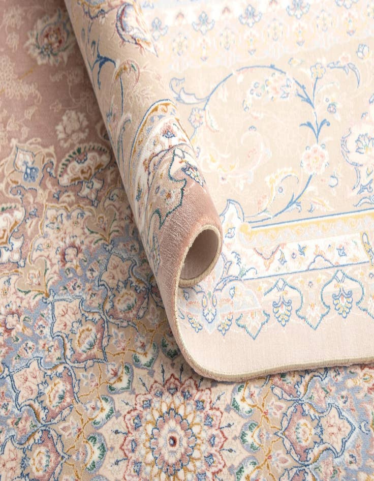 Detail image of  6' 7 x 9' 10 Ghom Design Rug