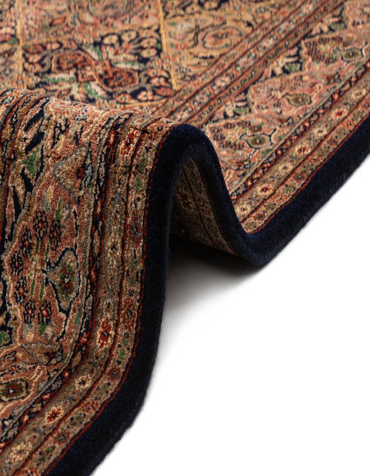 Detail image of  6' 4 x 9' 10  Hand Knotted Ghom Oriental Wool Rug