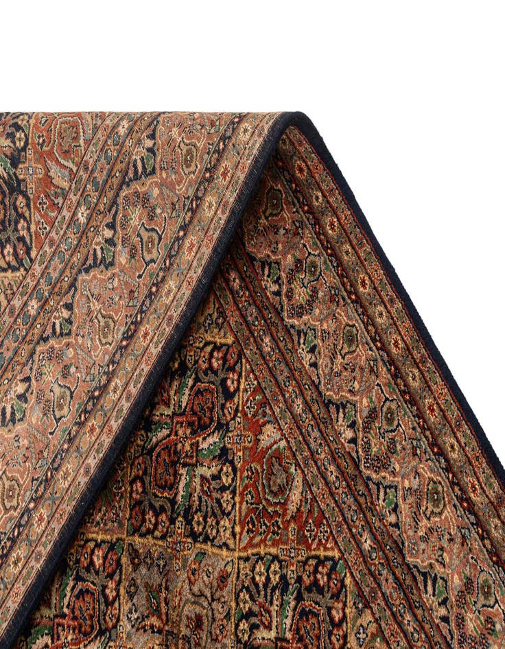 Detail image of  6' 4 x 9' 10  Hand Knotted Ghom Oriental Wool Rug