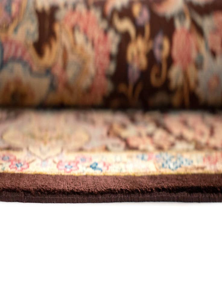 Detail image of  3' 4 x 5' Ghom Silk Rug