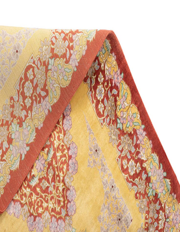 Detail image of  1' 11 x 2' 11 Ghom Silk Rug