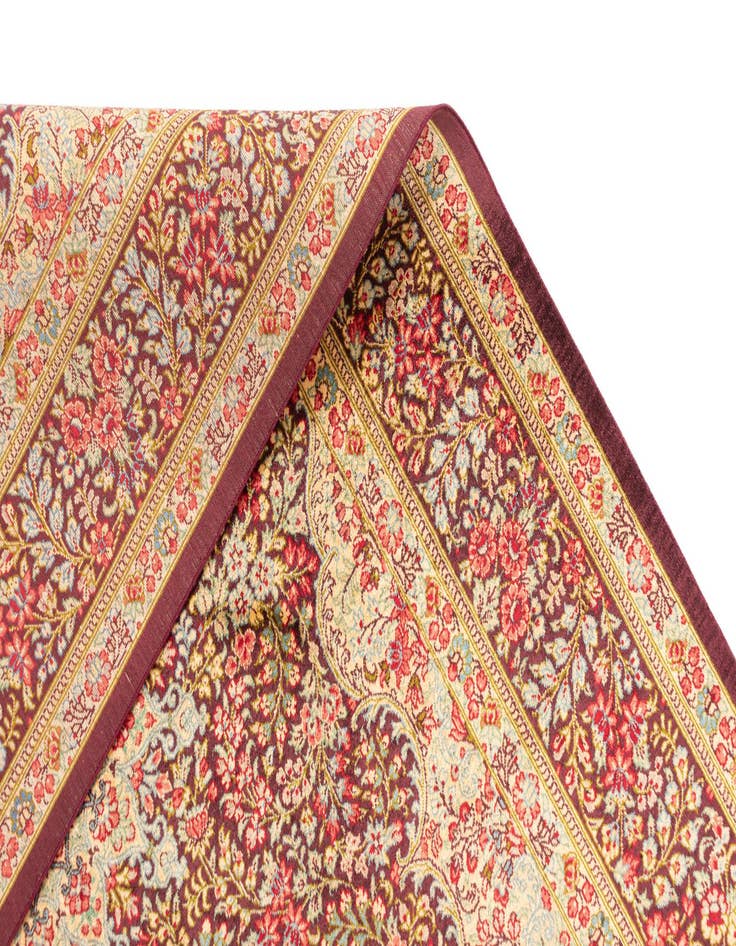 Detail image of  3' 3 x 4' 11 Ghom Silk Rug