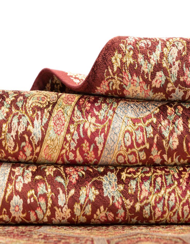 Detail image of  3' 3 x 5' 1 Ghom Silk Rug