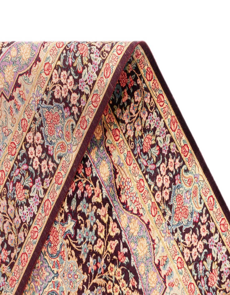 Detail image of  3' 3 x 5' 2 Ghom Silk Rug