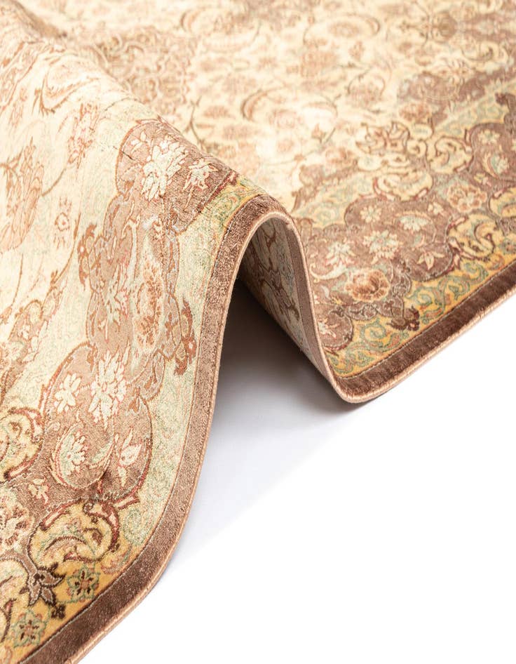 Detail image of  3' 4 x 5' 1 Ghom Silk Rug