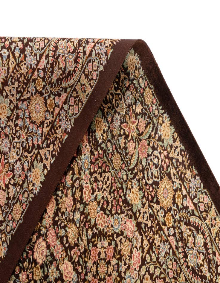 Detail image of  3' 4 x 5' 1 Ghom Silk Rug