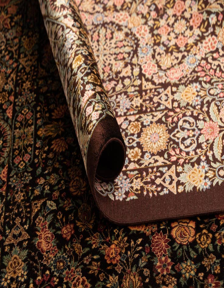 Detail image of  3' 4 x 5' 1 Ghom Silk Rug