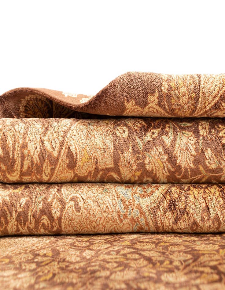 Detail image of  3' 4 x 5' 1 Ghom Silk Rug