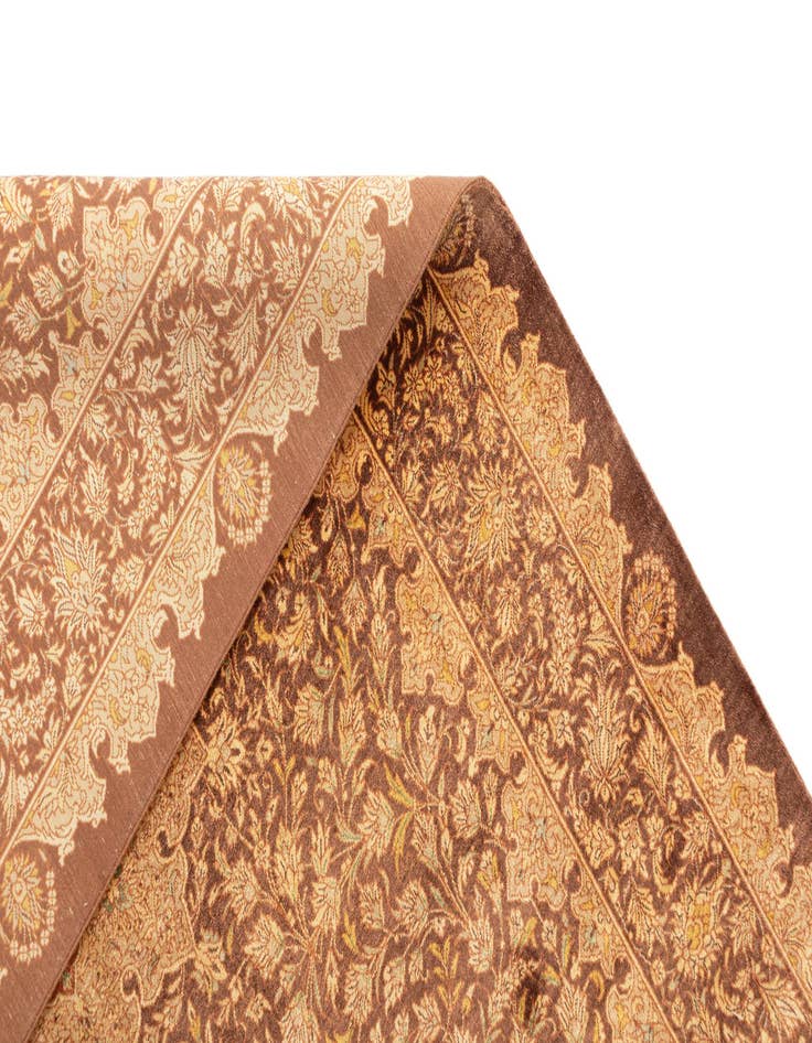 Detail image of  3' 4 x 5' 1 Ghom Silk Rug