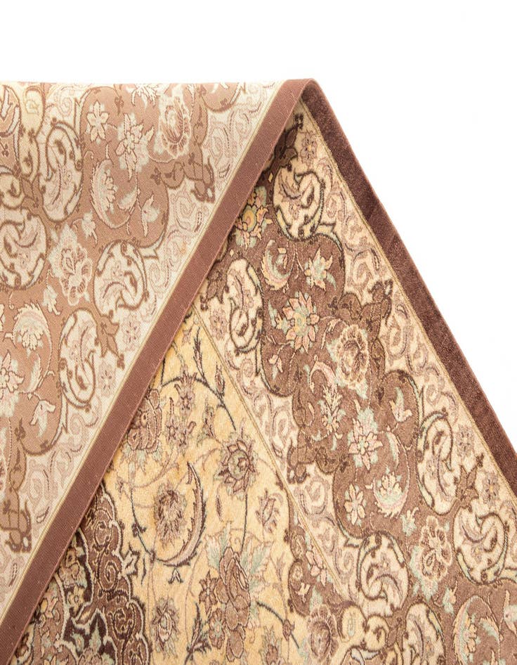 Detail image of  3' 3 x 5' Ghom Silk Rug