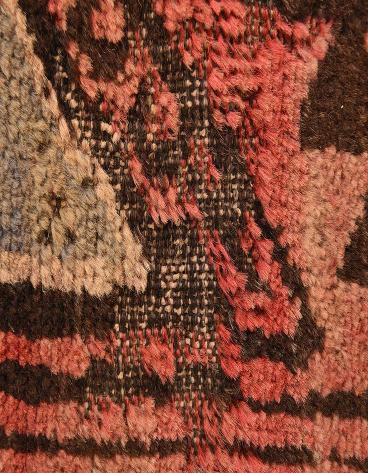 Detail image of  4' 2 x 6' 4  Hand Knotted Hamedan Persian Wool Rug