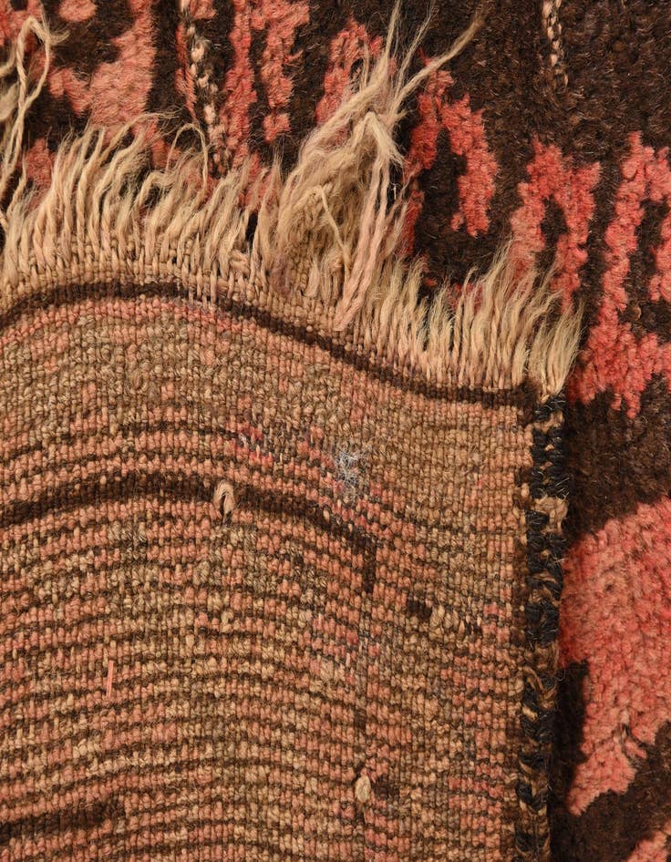 Detail image of  4' 2 x 6' 4  Hand Knotted Hamedan Persian Wool Rug