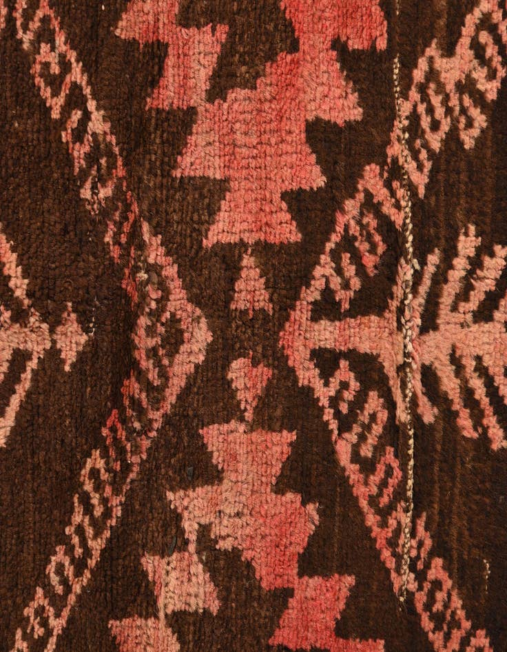 Detail image of  4' 2 x 6' 4  Hand Knotted Hamedan Persian Wool Rug