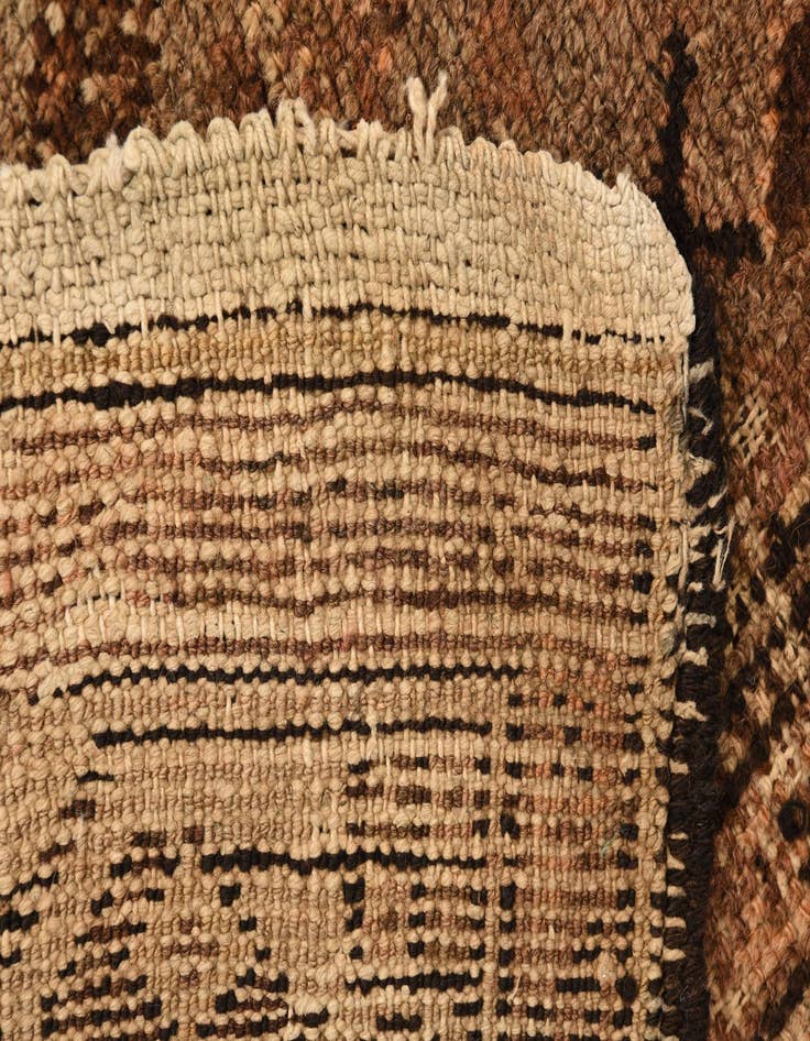 Detail image of  3' 4 x 5' 7  Hand Knotted Hamedan Persian Wool Rug