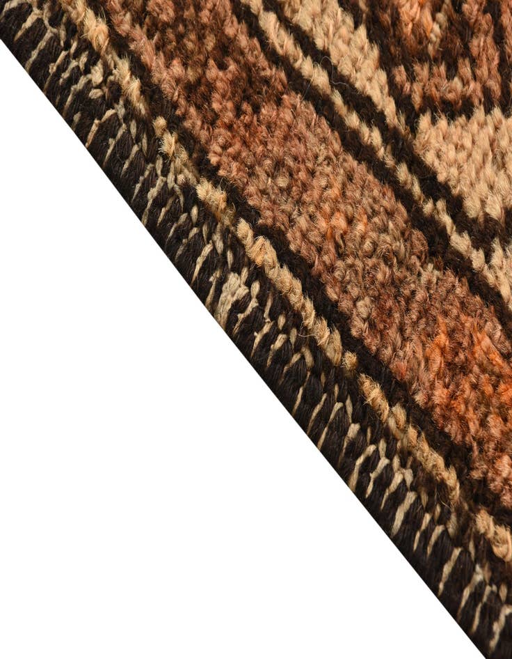 Detail image of  3' 4 x 5' 7  Hand Knotted Hamedan Persian Wool Rug