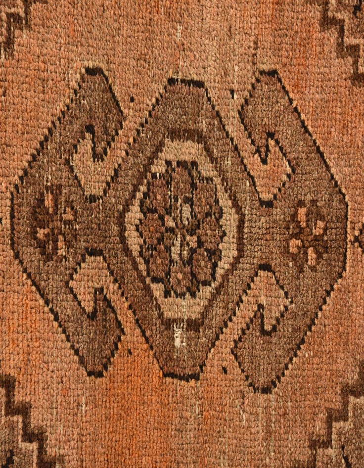 Detail image of  3' 4 x 5' 7  Hand Knotted Hamedan Persian Wool Rug