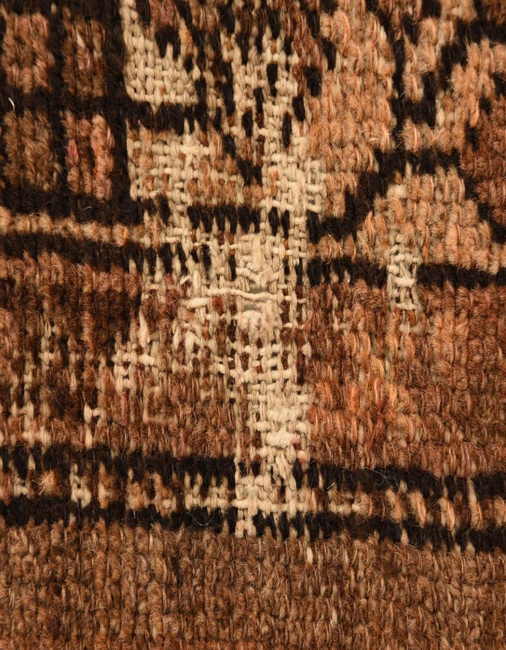 Detail image of  3' 4 x 5' 7  Hand Knotted Hamedan Persian Wool Rug