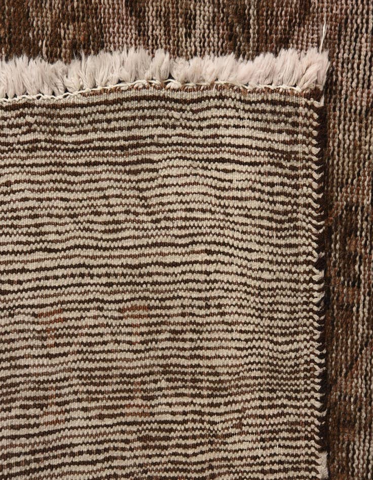 Detail image of  4' 4 x 6' 9  Hand Knotted Hamedan Persian Wool Rug