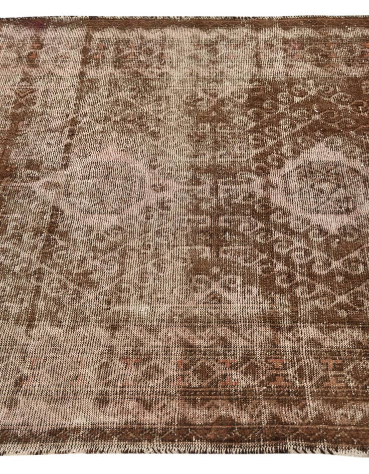 Detail image of  4' 4 x 6' 9  Hand Knotted Hamedan Persian Wool Rug