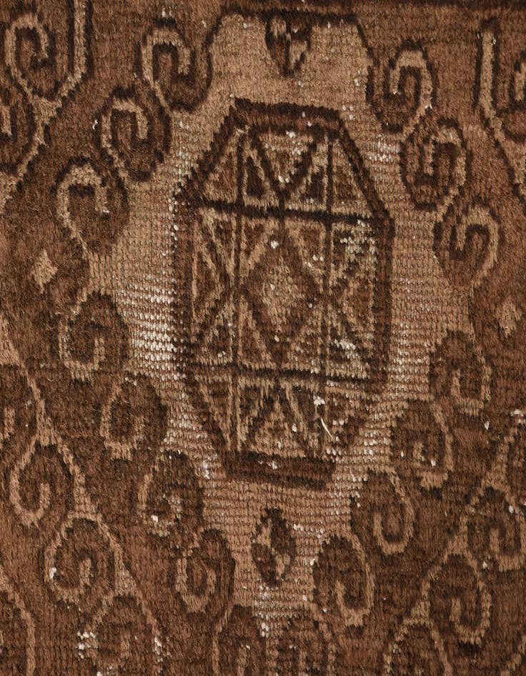 Detail image of  4' 4 x 6' 9  Hand Knotted Hamedan Persian Wool Rug