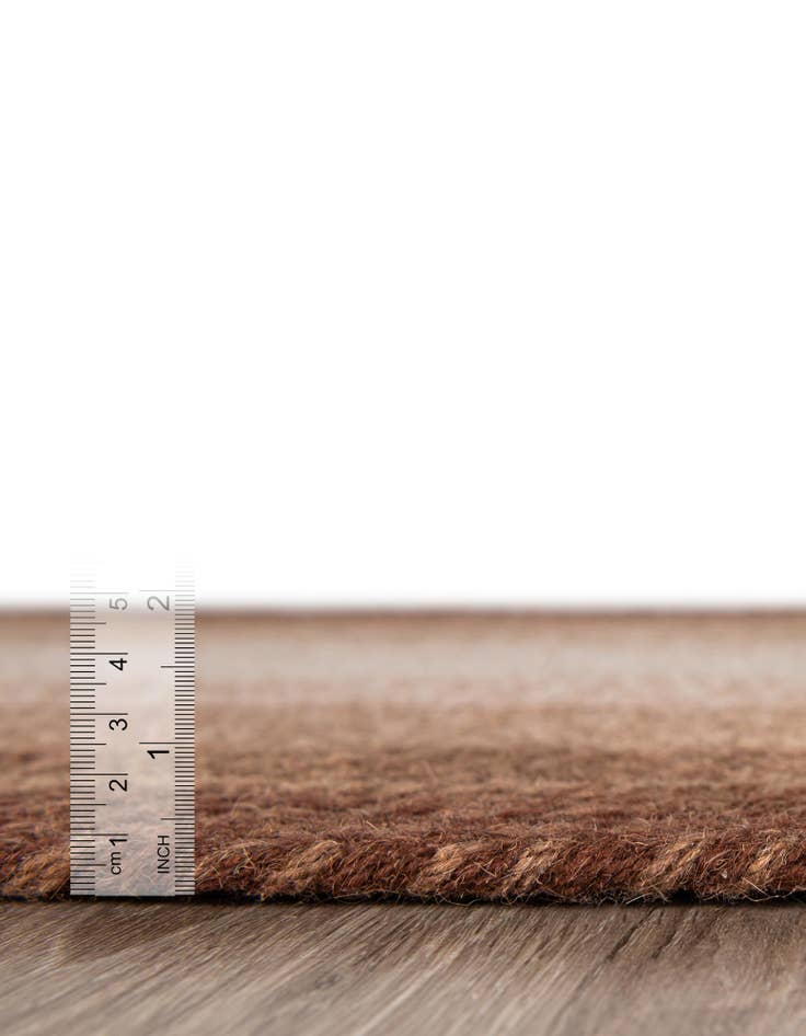 Detail image of  4' 1 x 6' 1  Hand Hand Braided Wool Rug