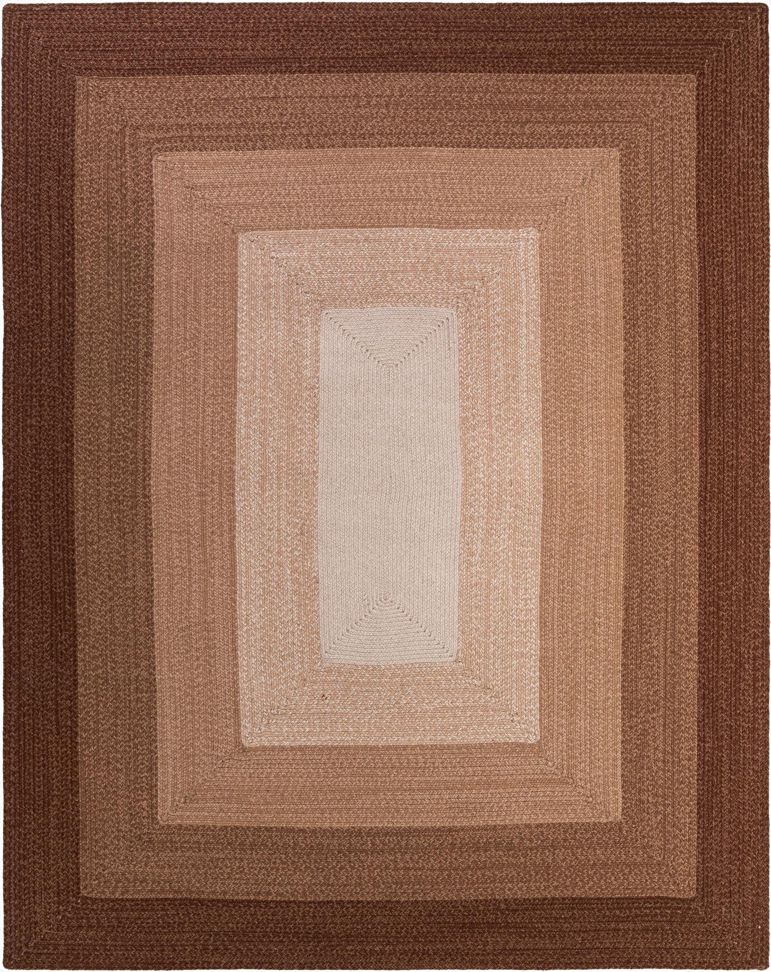  7' 10 x 10'  Hand Hand Braided Wool Rug