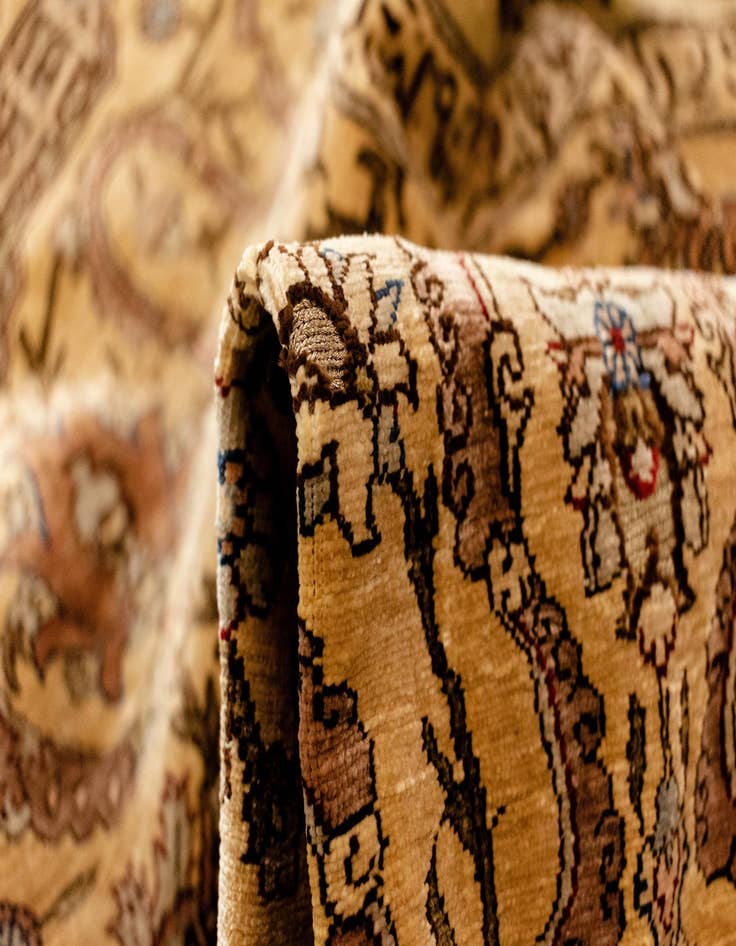 Detail image of  2' 11 x 4' 4 Hereke Silk Rug