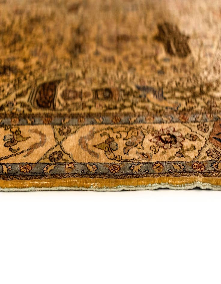 Detail image of  2' 11 x 4' 4 Hereke Silk Rug