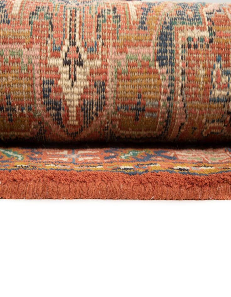 Detail image of  3' 2 x 5' 5  Hand Knotted Heriz Wool Rug