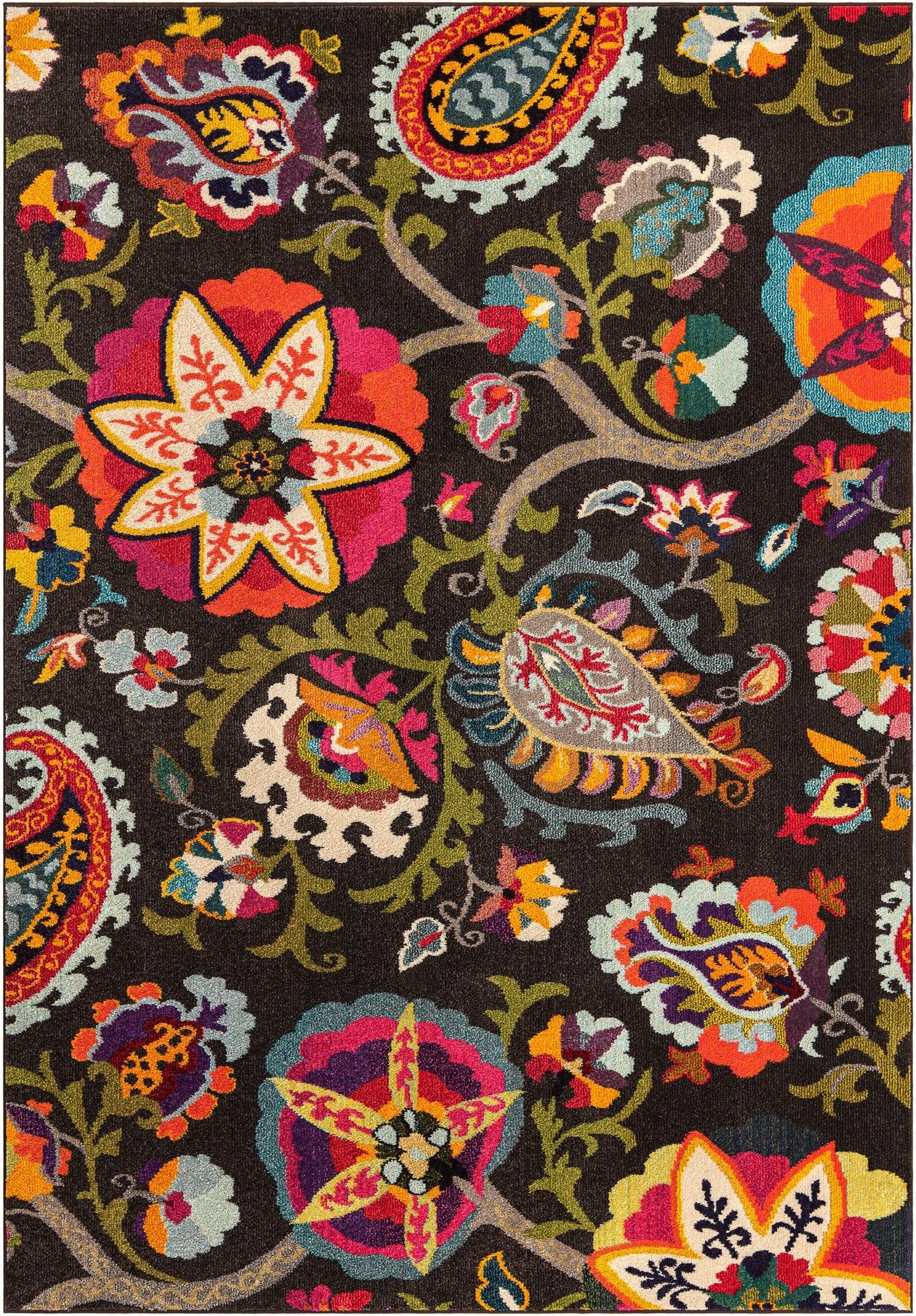  7' x 10'  Washable Hyacinth Rug