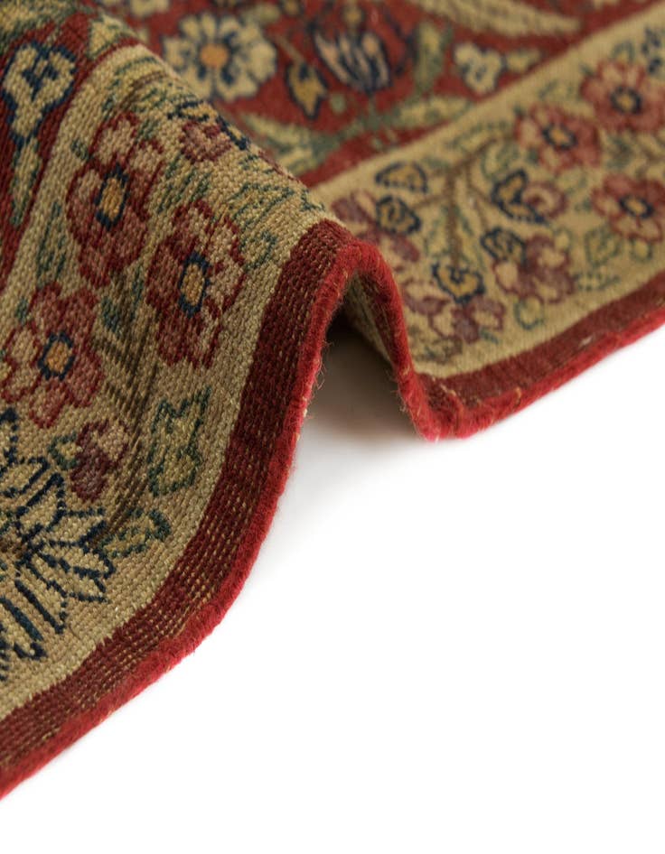 Detail image of  4' 7 x 7' 4  Hand Knotted Isfahan Persian Wool Rug