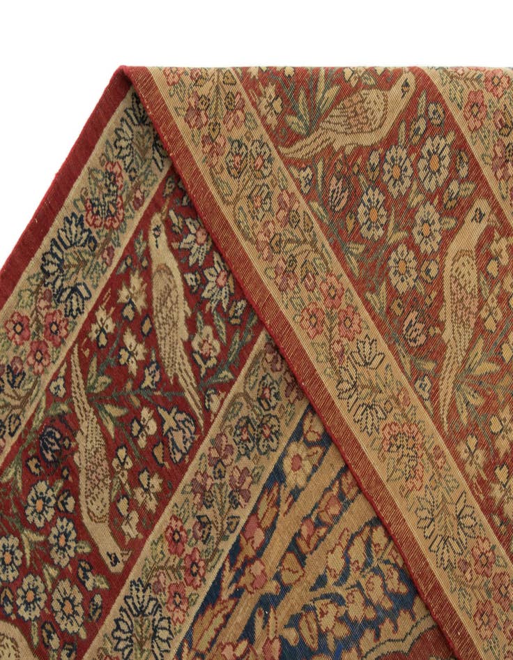 Detail image of  4' 7 x 7' 4  Hand Knotted Isfahan Persian Wool Rug