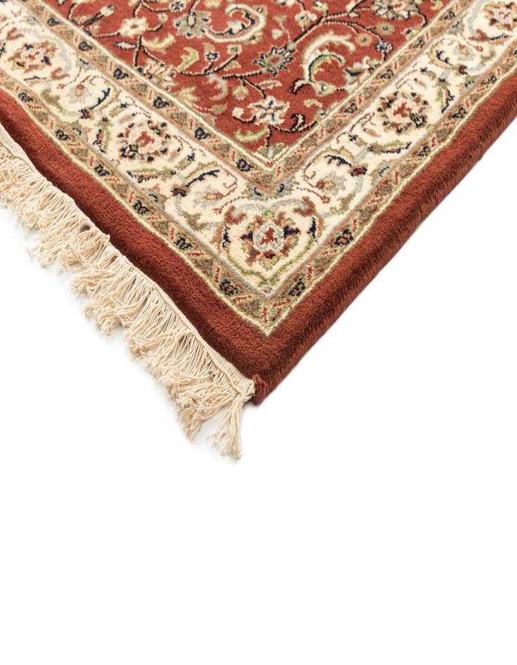 Detail image of  4' 2 x 6' 3  Hand Knotted Isfahan Wool Rug