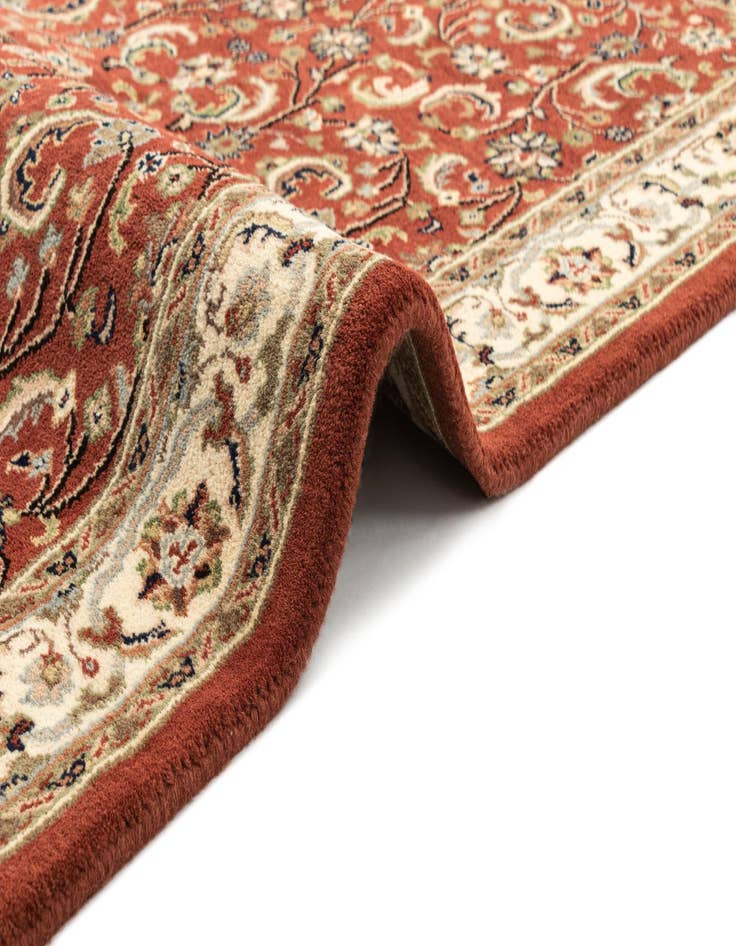 Detail image of  4' 2 x 6' 3  Hand Knotted Isfahan Wool Rug