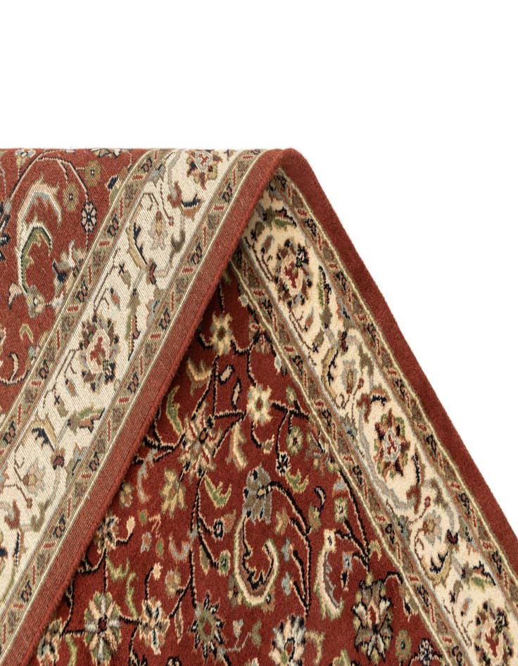 Detail image of  4' 2 x 6' 3  Hand Knotted Isfahan Wool Rug