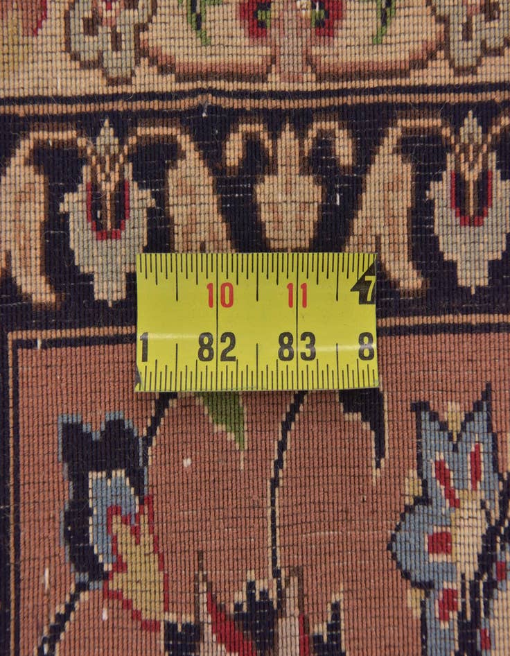 Detail image of  6' 7 x 10'  Hand Knotted Isfahan Persian Rug