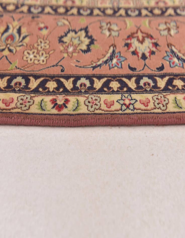 Detail image of  6' 7 x 10'  Hand Knotted Isfahan Persian Rug